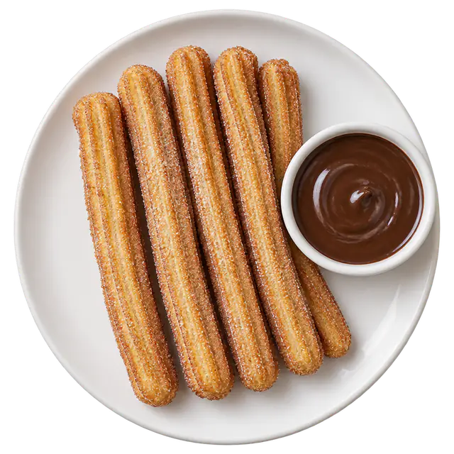 Churros mit Schokoladensauce